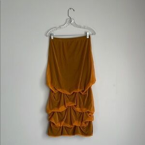 Maggie Walt skirt gathered layers size Medium